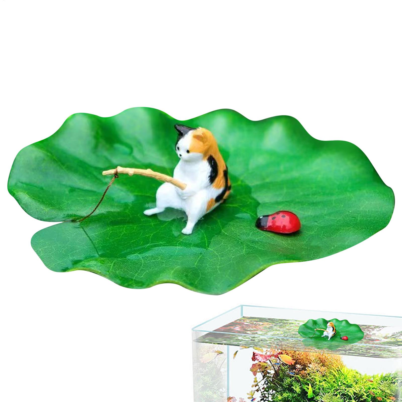 Aquarium Fish Names - Dekoracja do akwarium Pływający Kot Model