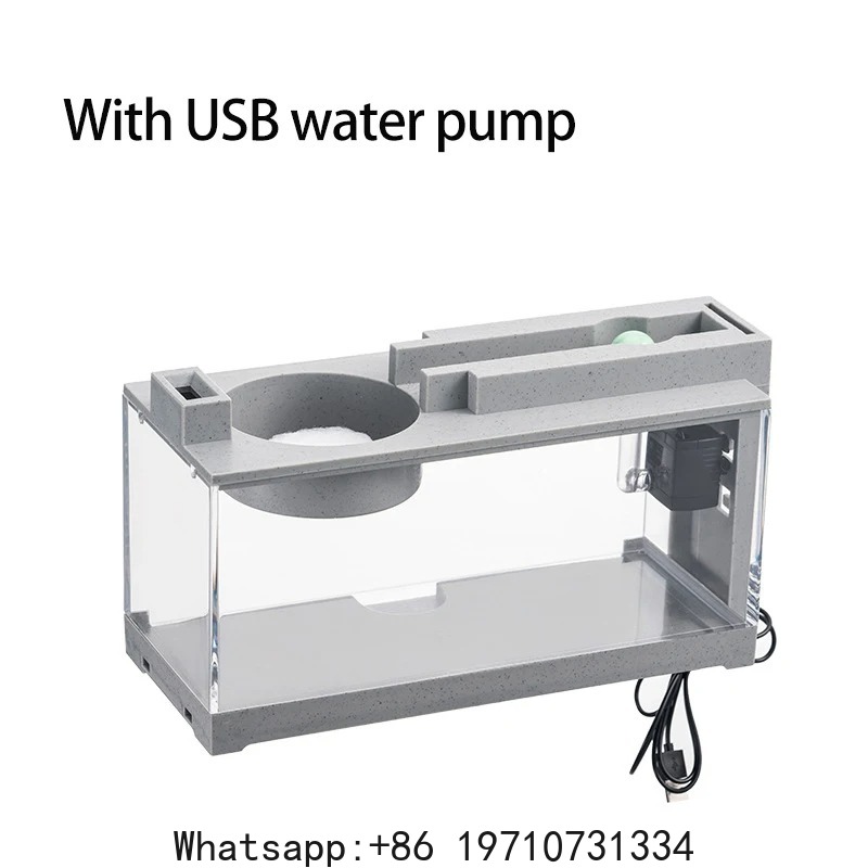 Fish Tank Filter Aquarium - Zestaw Akwariowy z Wbudowanym Barerem Tlenowym,