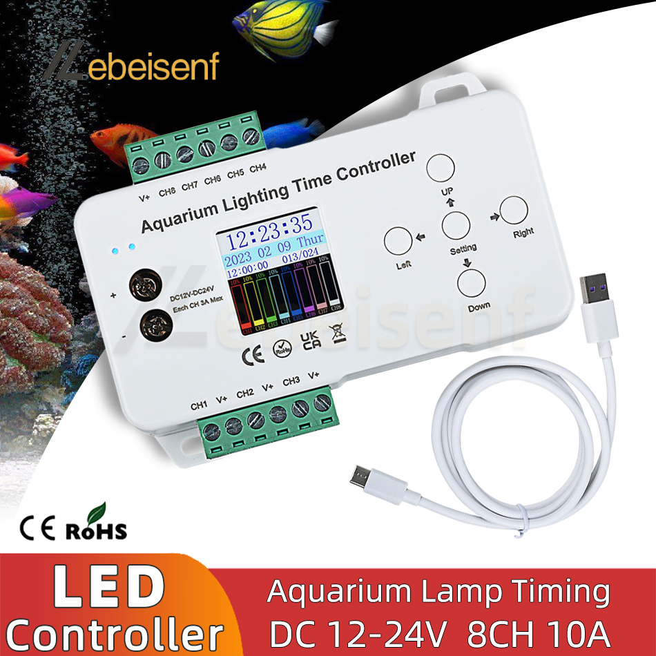 Aquarium Fish Common - Programowalny kontroler LED do akwarium DC