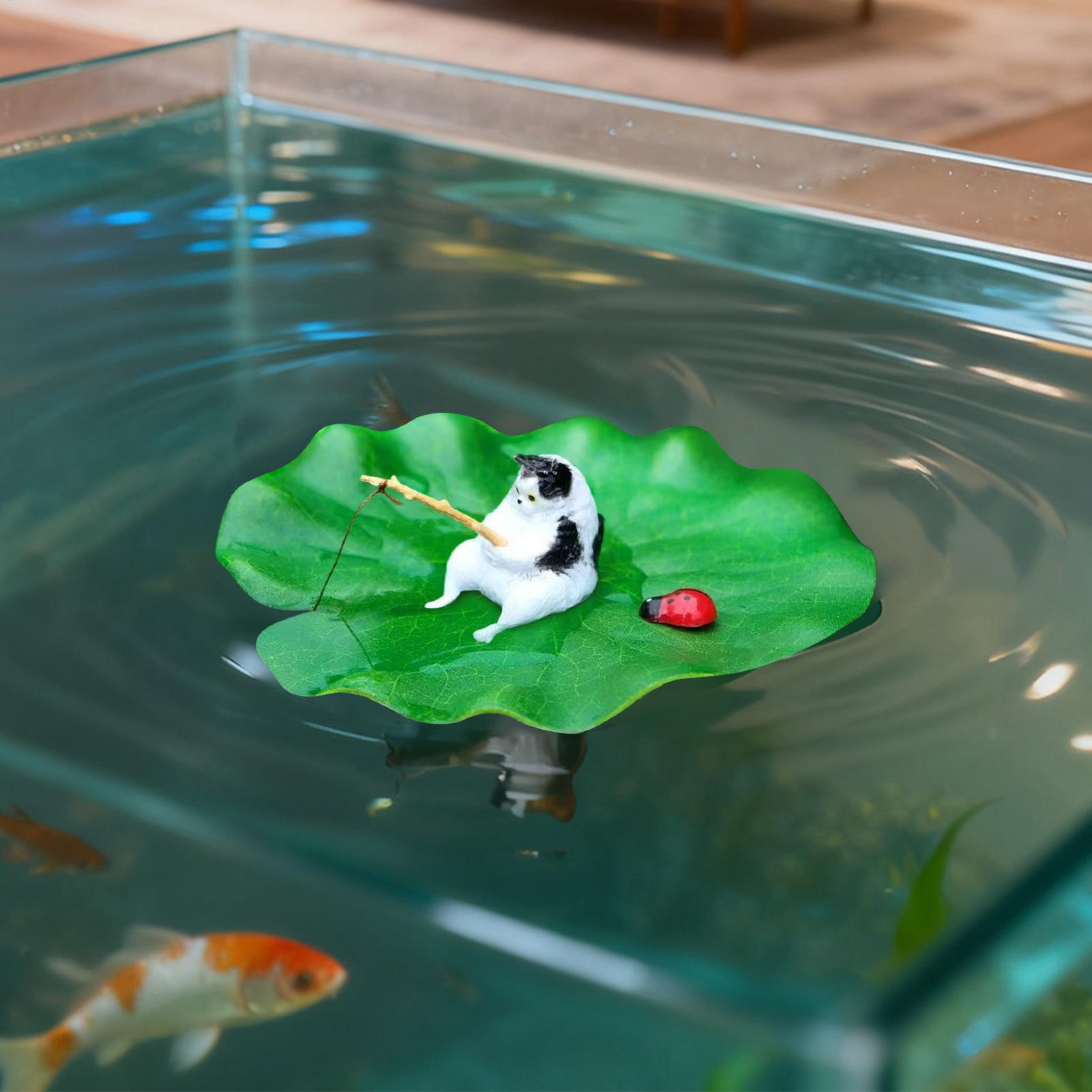 Aquarium Fish Names - Dekoracja do akwarium Pływający Kot Model