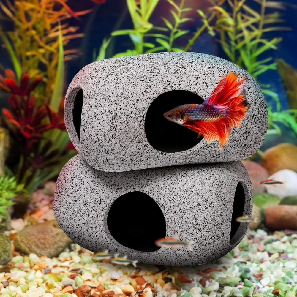 Fioletowa Glinka Akwariowa Kry – Aquarium Fish Hide recenzja i cena