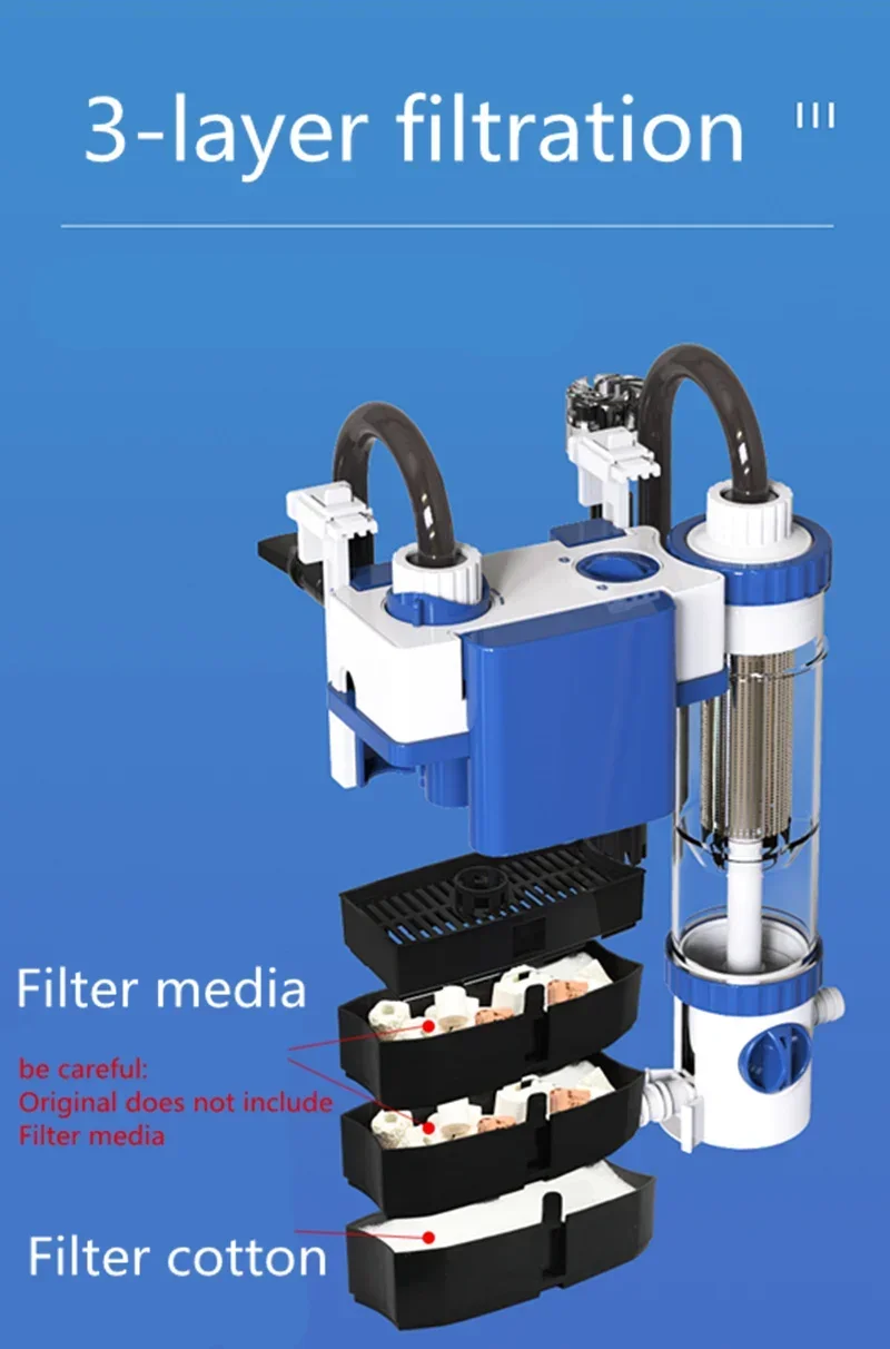 Zewnętrzny filtr akwariowy mon – Fish Tank Filter Aquarium recenzja i cena