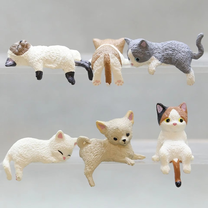 1Pc Cute Cartoon Cat PVC Home  – Aquarium Fish Names recenzja i cena