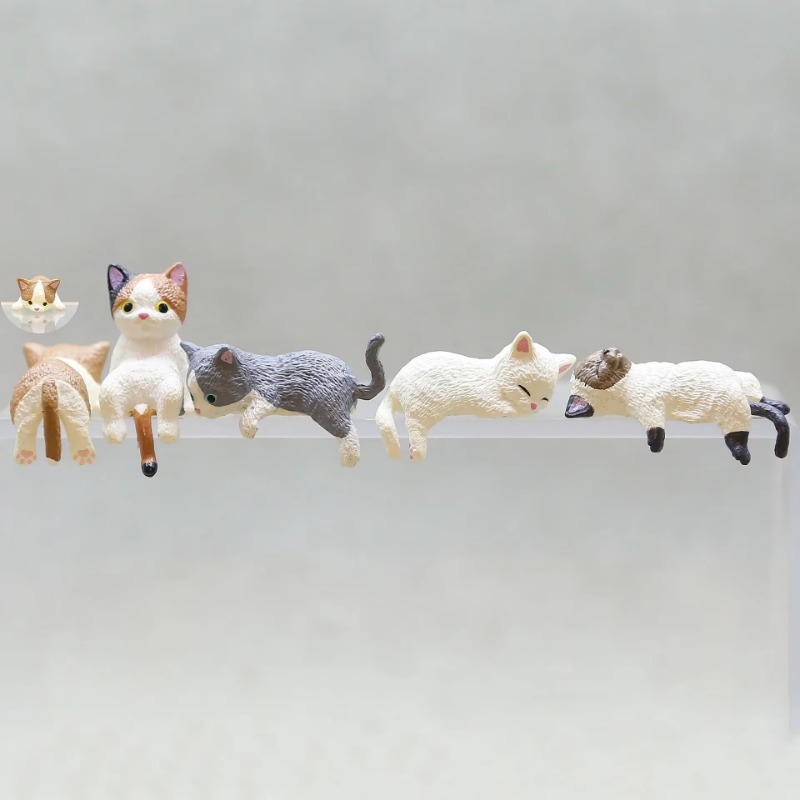 1Pc Cute Cartoon Cat PVC Home  – Aquarium Fish Names recenzja i cena