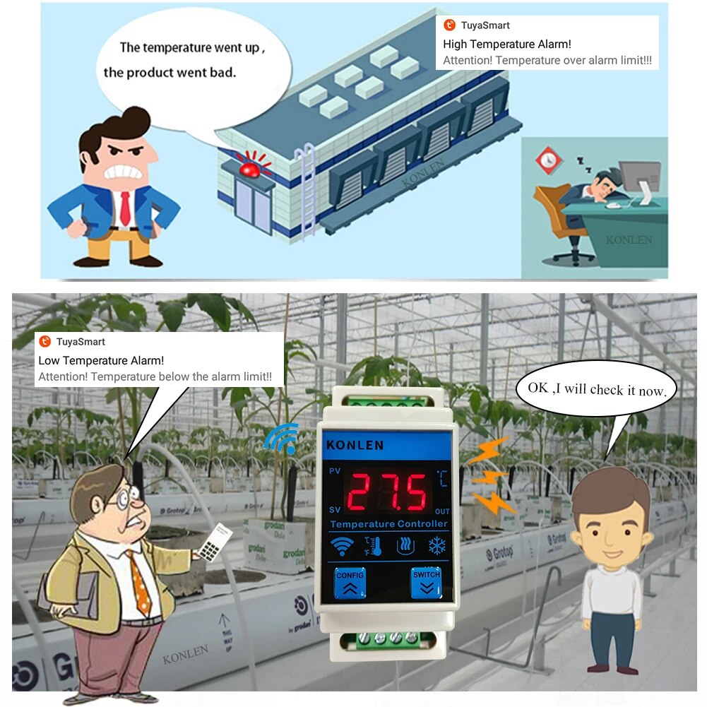 Tuya WIFI czujnik temperatury  – Aquarium Thermometer recenzja i cena