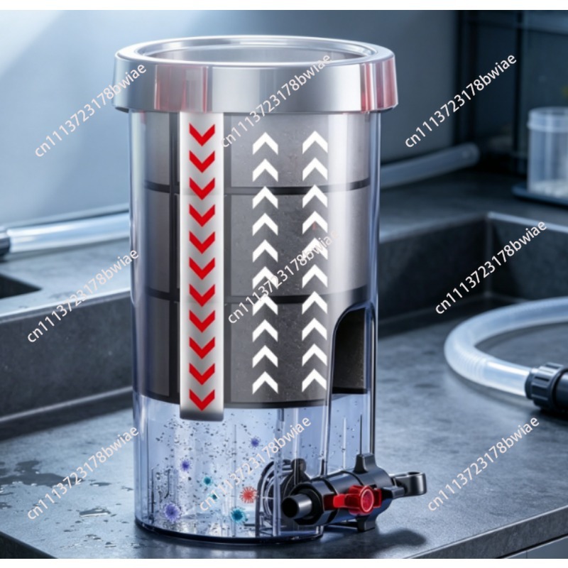 Cichy zewnętrzny filtr beczkow – Fish Tank Filter Aquarium recenzja i cena