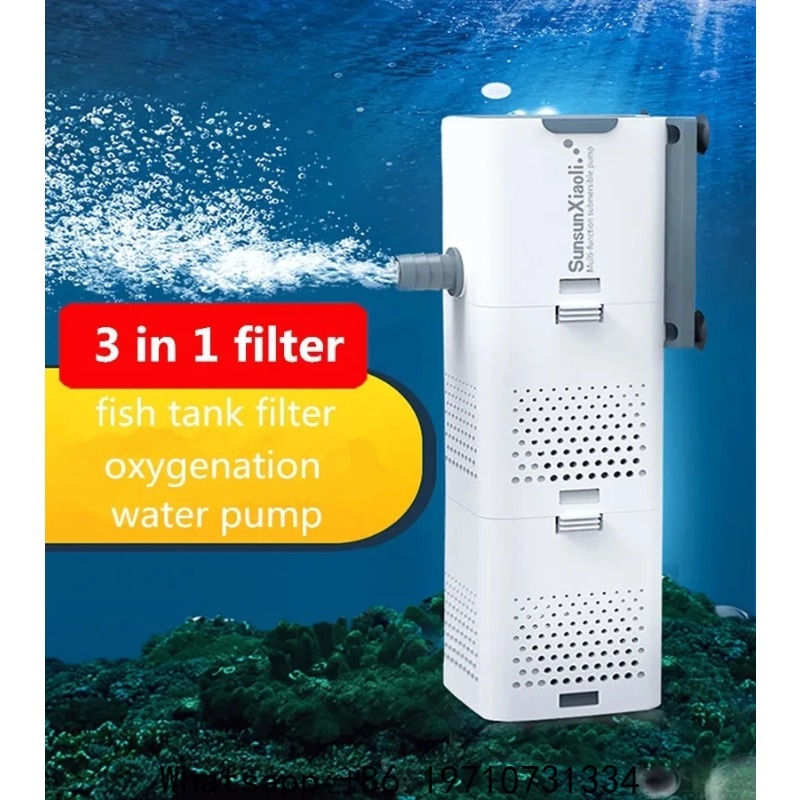 SUNSUN Filtr 3 w 1 do Akwarium – Fish Tank Filter Aquarium recenzja i cena