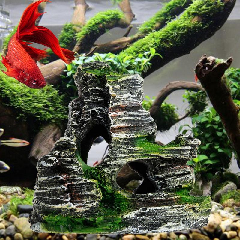 Akwarium Dekoracja z piaskowca – Aquarium Fish Hide recenzja i cena
