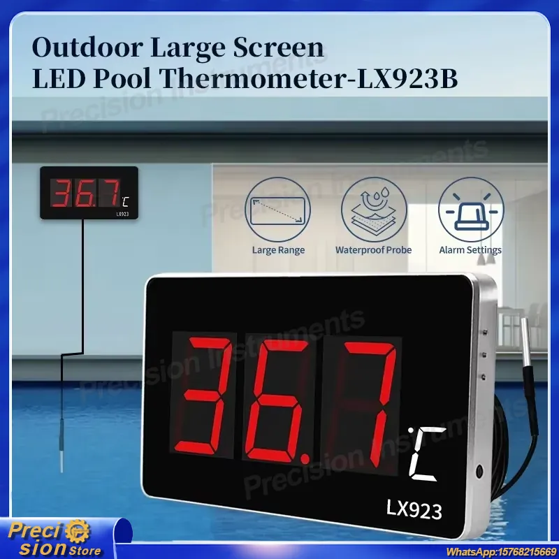 Cyfrowy termometr do basenu, m – Aquarium Thermometer recenzja i cena