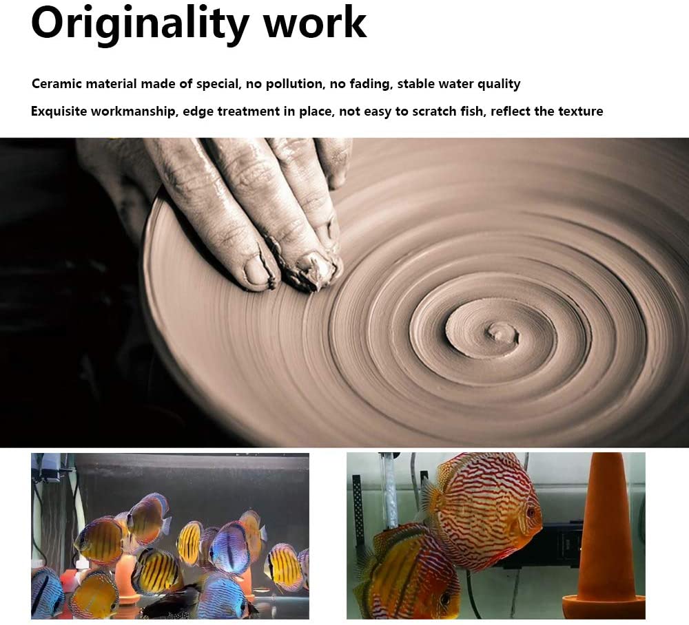 Ceramiczny stożek rasy tarła d – Aquarium Fish Hide recenzja i cena